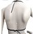 FETICHE COURO BUSTIER TEIAS E ARGOLAS BT053 PRETO - Imagem 2