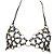 FETICHE COURO BUSTIER TEIAS E ARGOLAS BT053 PRETO - Imagem 1