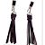 FETICHE NIPPLE FRANJAS DE COURO BLOOD ART  NI005 PRETO - Imagem 2