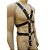 FETICHE COURO HARNESS TIRAS LARGAS E FIVELAS BY020 PRETO - Imagem 1