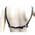 FETICHE COURO BUSTIER VAZADO TIRAS E REBITES BT045 PRETO - Imagem 3