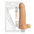 PROTESE DR2 19X4 C/ ESCROTO E VIBRO CYB047 BEGE - Imagem 1