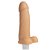 PROTESE DR2 19X4 C/ ESCROTO E VIBRO CYB047 BEGE - Imagem 2