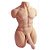 MASTUBADOR HOMEM MEIO CORPO EM CYBERSKIN - PÊNIS COM VÉRTEBR - Imagem 1