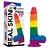 PROTESE COLORIDA REAL SKIN GET LUCKY PRIDE 7.5 - Imagem 5