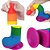 PROTESE COLORIDA REAL SKIN GET LUCKY PRIDE 7.5 - Imagem 1