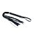 FETICHE COURO CHICOTE CABO GROSSO COM TIRAS CH006 PRETO - Imagem 1
