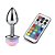 PLUG ANAL LED 13CORES COM CONTROLE M - Imagem 3