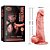 CAPA PENIANA COM CINTA MARS DILDO C/ ESCROTO E VENTOSA 19X4 - Imagem 5