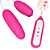 VIBRADOR BULLET DUPLO COM LINGUA CHOMPER S-HANDE ROSA - Imagem 1