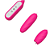 VIBRADOR BULLET DUPLO COM LINGUA CHOMPER S-HANDE ROSA - Imagem 3