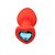 PLUG ANAL SILICONE BASE DE CORAÇÃO E COM PEDRA G - Imagem 4