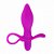 PLUGUE ANAL SILICONE COM VIBRO TAYLOR PRETTYLOVE ROXO - Imagem 1