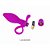 PLUGUE ANAL SILICONE COM VIBRO TAYLOR PRETTYLOVE ROXO - Imagem 4