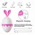 VIBRADOR COELHO C/ LINGUA VICKY 2 SEX MASSAGER HIGH WATER - Imagem 4