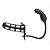CAPA PENIANA COM PLUG HERCULES PENIS SHEATH COM VIBRO - PRETO - Imagem 3
