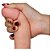 PROTESE 7.5 C/VENTOSA, ESCROTO E VIBRO SOFT DUDE BEGE U - Imagem 2