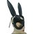FETICHE COURO MASCARA COELHINHA PLAYBOY PRETO U MB010 - Imagem 1