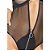 BODY ARRASTÃO C/ ZIPER E COLEIRA KINK LEG0137  P/M - Imagem 4