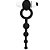 ANEL PENIANO C/BOLAS ANAIS BLOW POP PLAY CANDI PRETO/BRANCO - Imagem 2