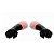 FETICHE LUVAS DE LATEX PARA FISTING LATEX SHORT GLOVES PRETO - Imagem 2