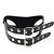 FETICHE COLEIRA PRETA COM DETALHES LOVETOYS VERMELHO - Imagem 3