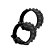 FETICHE TORNOZELEIRA DE COURO C/METAL OUCH CUFFS PRETO - Imagem 1