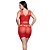 VESTIDO COM STRASS Y2128 VERMELHO U - Imagem 3