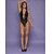 LINGERIE YAFFA BODY EM RENDA Y2079 PRETO P - Imagem 1