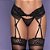 LINGERIE YAFFA Y2075 PRETO U - Imagem 1