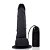Penis Vibrador Curvo PRETO Ventosa e Escroto 15 x 3,5cm Sensual - RP15-1 - Imagem 2