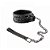 Coleira Luxury com Corrente (PRETO) - COLAR WITH LEASH - VIP SM006 / 5254 - Imagem 2