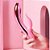 VIBRADOR DREAM LOVER COM ESTIMULADOR YSVI004 ROSA - Imagem 5