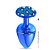 PLUG ANAL CRAVEJADO EM STRASS HARD (HA135) AZUL M - Imagem 2