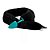 PLUG ANAL COM RABO HARD (HA116) AZUL/PRETO U - Imagem 1