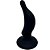 PLUG ANAL SILICONE PRETO 4 GIVE IT ALL - Imagem 1