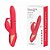 Vibrador Ponto G e Clitóris Com 3 Modos de Vibrações, 3 Modos de Movimentos Vai e Vem -  7464 - Imagem 1