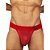 CUECA JOCKSTRAP TRANSPARENTE VERMELHO - Imagem 3