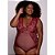 BODY SEM BOJO EM RENDA PLUS 706603 LIEBE VERMELHO - Imagem 1