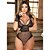 FANTASIA MOJITO BODY E LUVAS GAROTA VENENO REF.02332 PRETO - Imagem 1