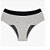 CALCINHA MENSTRUAL CONFORTO CINZA INCICLO PRETO PP - Imagem 1