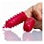 Jogo com 2 dedeiras massageadoras em silicone - KT812L - Imagem 3