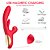 Vibrador Com Estimulador De Clitóris E Com Vibração, Vai E Vem, Pulsação E Aquecimento - VB127 - Imagem 4