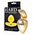 PLUG ANAL ANATOMICO HARD (HA140) DOURADO M - - Imagem 1