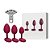 PLUG ANAL VERSION - Kit 3 Plug Anal Recarregáveis em Silicone com Controle Remoto - DF957 - Imagem 1