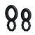 Anel Peniano Duplo Silicone com Textura Ondular  - Ring - 7330 - Imagem 4