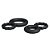 Anel Peniano Duplo Silicone com Textura Ondular  - Ring - 7330 - Imagem 3