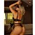 Conjunto Body Spider Sexy com Sutiã de Aro Inteiro - DESEJO COM PRETO (Segredo) - 648 - Imagem 3
