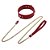 KIT SADO LUXO Com Bolsa - Bolsa de Bondage - Algemas, Tornozeleiras e Coleira com Corrente - SI - 7503 - Imagem 3