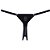 CALCINHA SENSUALLE TANGA POMBINHA PRETO U - Imagem 1
